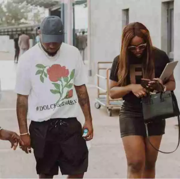 Davido Steps Out With Chioma As They Leave For Abuja